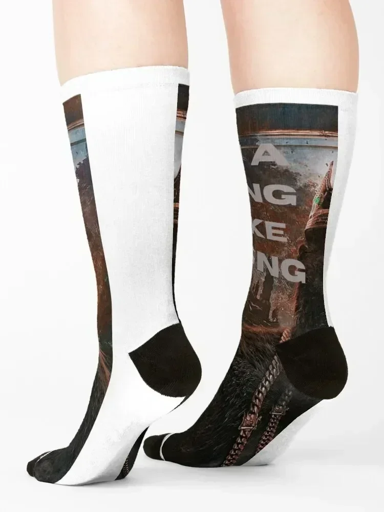 king like kong Socks with print luxury New year's japanese fashion Socks Men's Women's