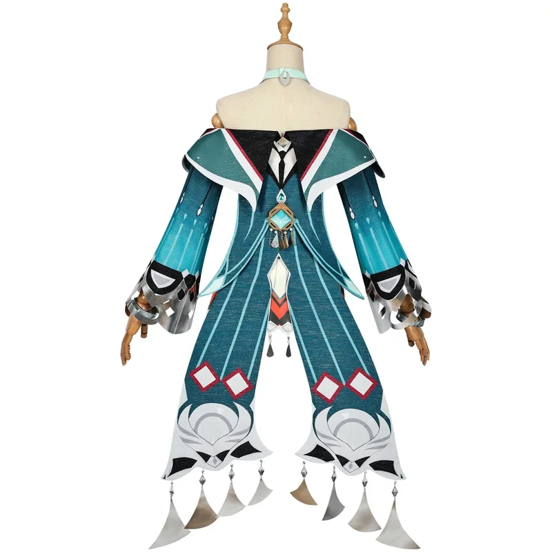 MN1 Lan Yan Cosplay juego disfraz peluca Anime uniforme fiesta de Halloween ropa de juego de rol 8/yG