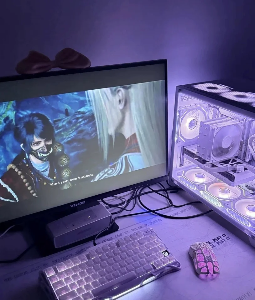 คีย์บอร์ดแม่เหล็ก Gravity Planet Tile 75 รุ่น Magnetic Axis ดีไซน์สวยงาม สำหรับผู้หญิงโดยเฉพาะ เหมาะสำหรับอีสปอร์ต สำนักงาน และเล่นเกม คีย์บอร์ด Fearless Contract