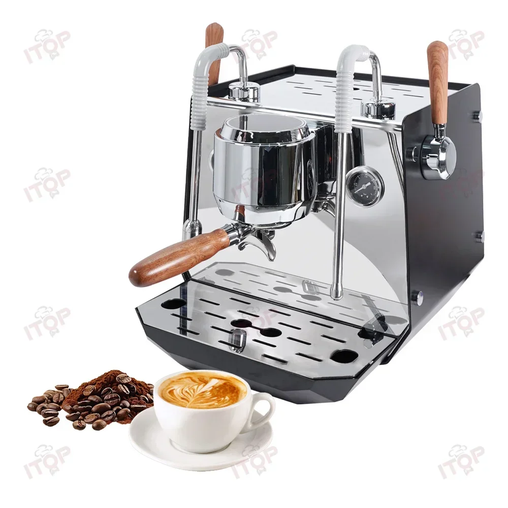 Convenient Stainless Steel Semi-automatic Industry Cafe Office Espresso Machine For office Coffee