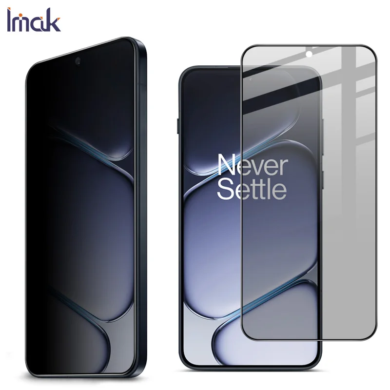 IMAK Privacy Tempered Glass For OnePlus Ace 6 6T 15R 5G Screen Protector Film Support Fingerprint