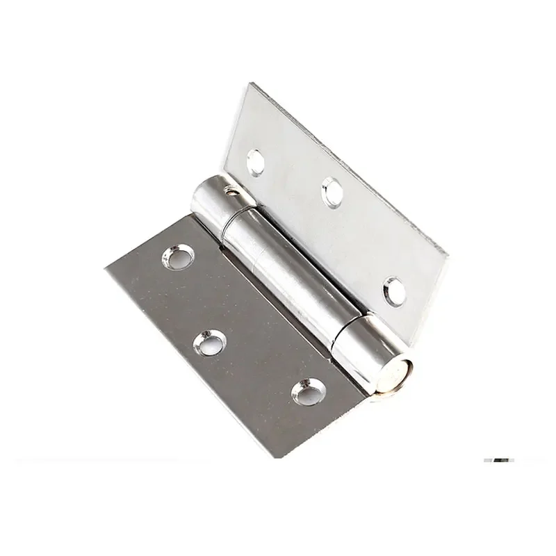 Automatic Closing Door Hinge Rebound One Way 3 Inch Stainless Steel Spring Stealth Hinge 4pcs