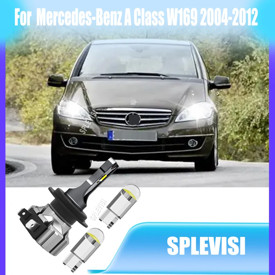 

H7 LED Headlight Conversion Kit, Hi/Low Beam, 60,000 Hours Lifespan For Mercedes-Benz A Class W169 2004 2005 2006 2007 2008-2012