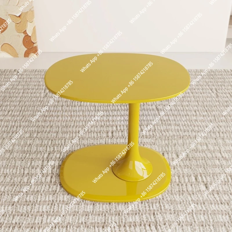 Light luxury modern living room sofa edge several designer home creative T-shaped oval small table