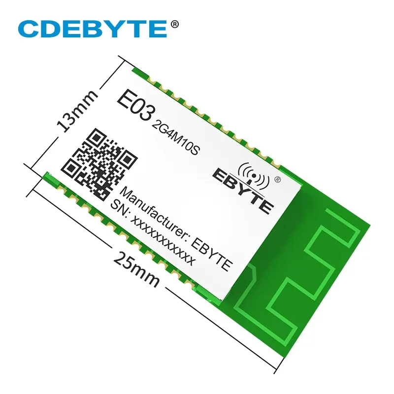TLSR8359 2.4GHz ISM 10dBm wireless SOC SMD Module Long Range 600m 512KB Flash PCB Antenna E03-2G4M10S CDEBYTE