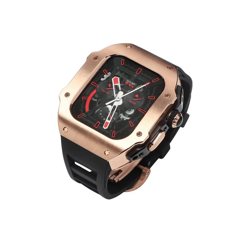 Stainless steel case for  Ultra 49mm fluororubber strap
