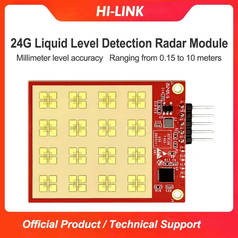 Hi-link 24G HLK-LD2413 7901B LD8001H Liquid Level Detection Radar Sensor Module Non-Contact High Precision Ranging Sensor Module