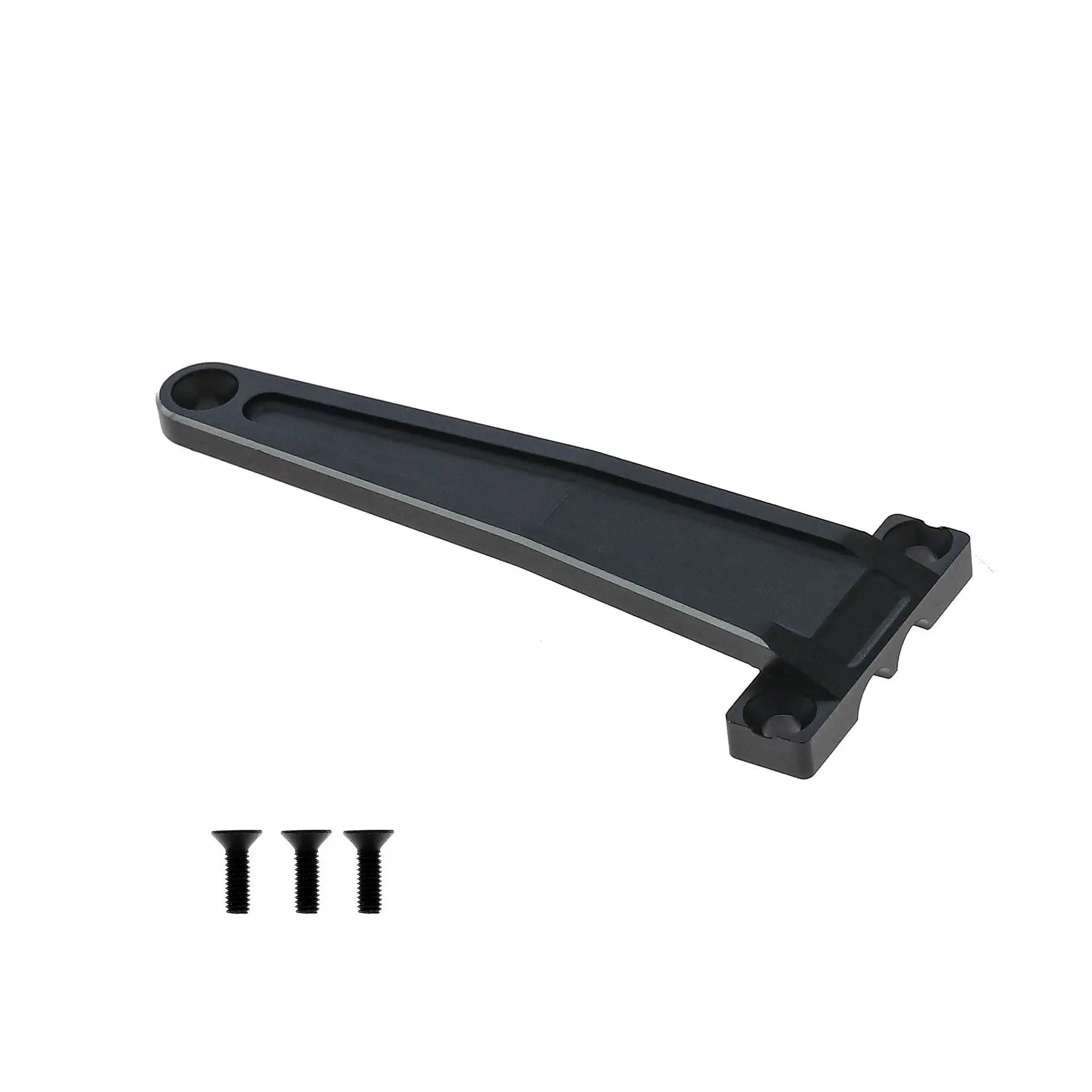 Placa de conector de chassi frontal de metal para tamiya CW-01 cw01 lancheira meia-noite abóbora monstro besouro peças de atualização acessórios