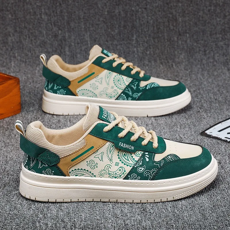 

Men's shoes 2025 new spring and autumn season breathable versatile casual trendy shoes men's work lightweight sports board shoes