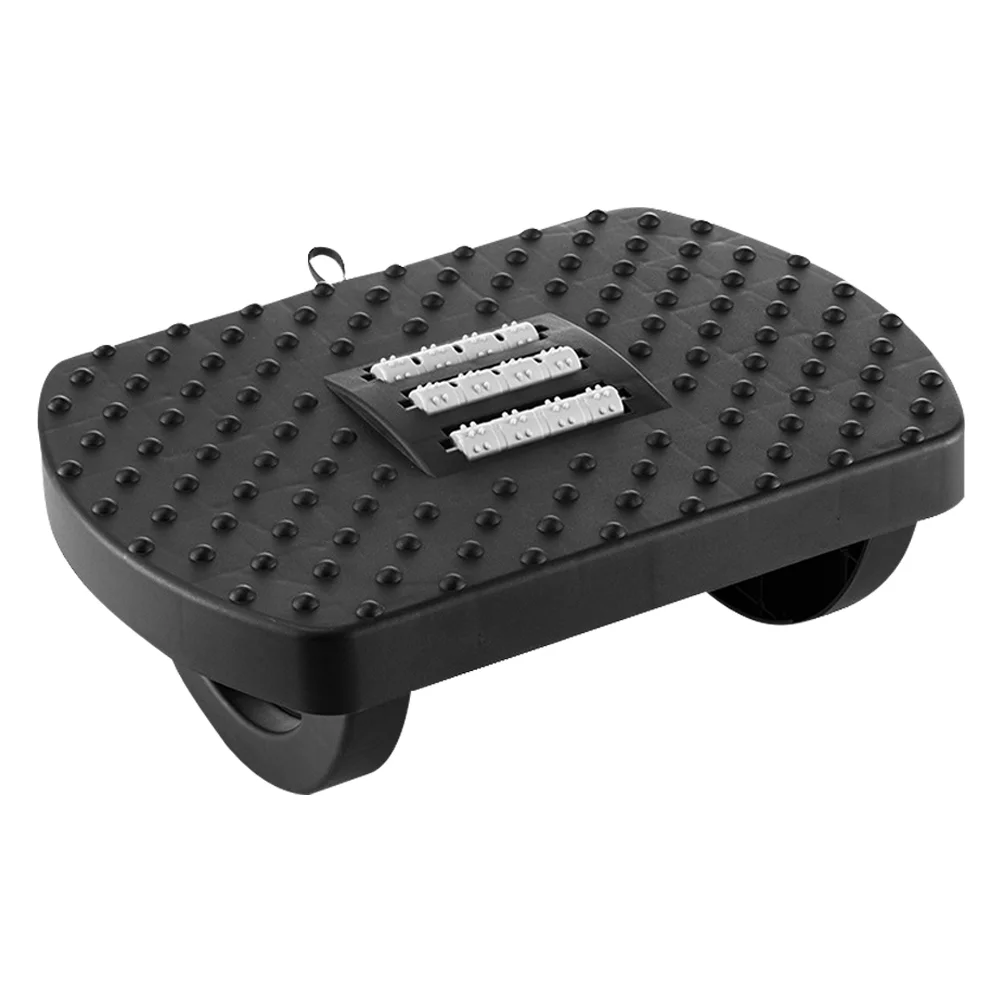 

Footstool Adjustable Rest Office Supply Household Bathroom Step Plastic under Desk Footrest