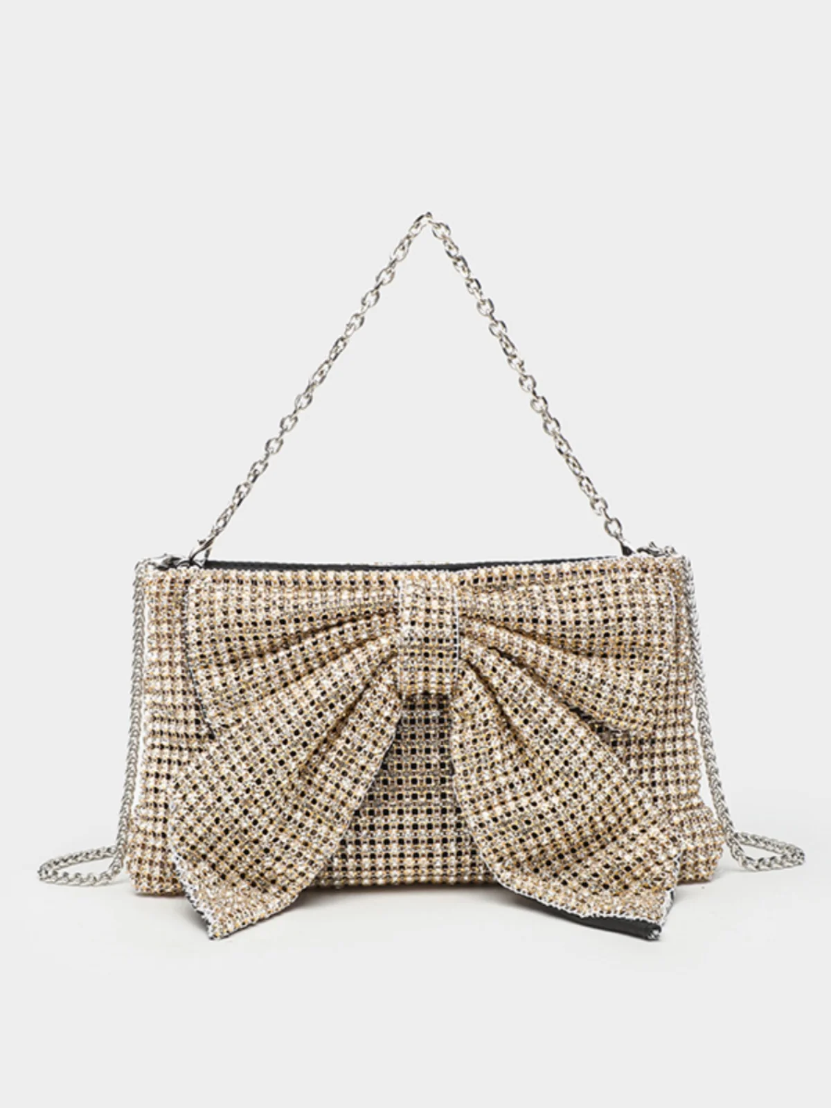 

New 2024 Diamond Knot Ladies Evening Bag eup Pouch Dinner Handbag Sparkling Diamond Clutch Purse