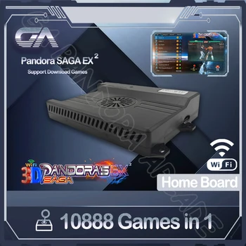 10888 en 1 Pandora Saga EX EX2 WiFi DIY Kit 3D Arcade Retro juegos caja 40P placa base consola soporte juegos mercado descargar N64
