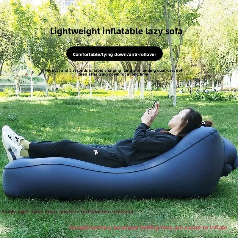 

Fast Inflatable Sofa Outdoor Portable Air Sofa Office Lunch Break Bed Camping Inflatable Bed Air Sofa