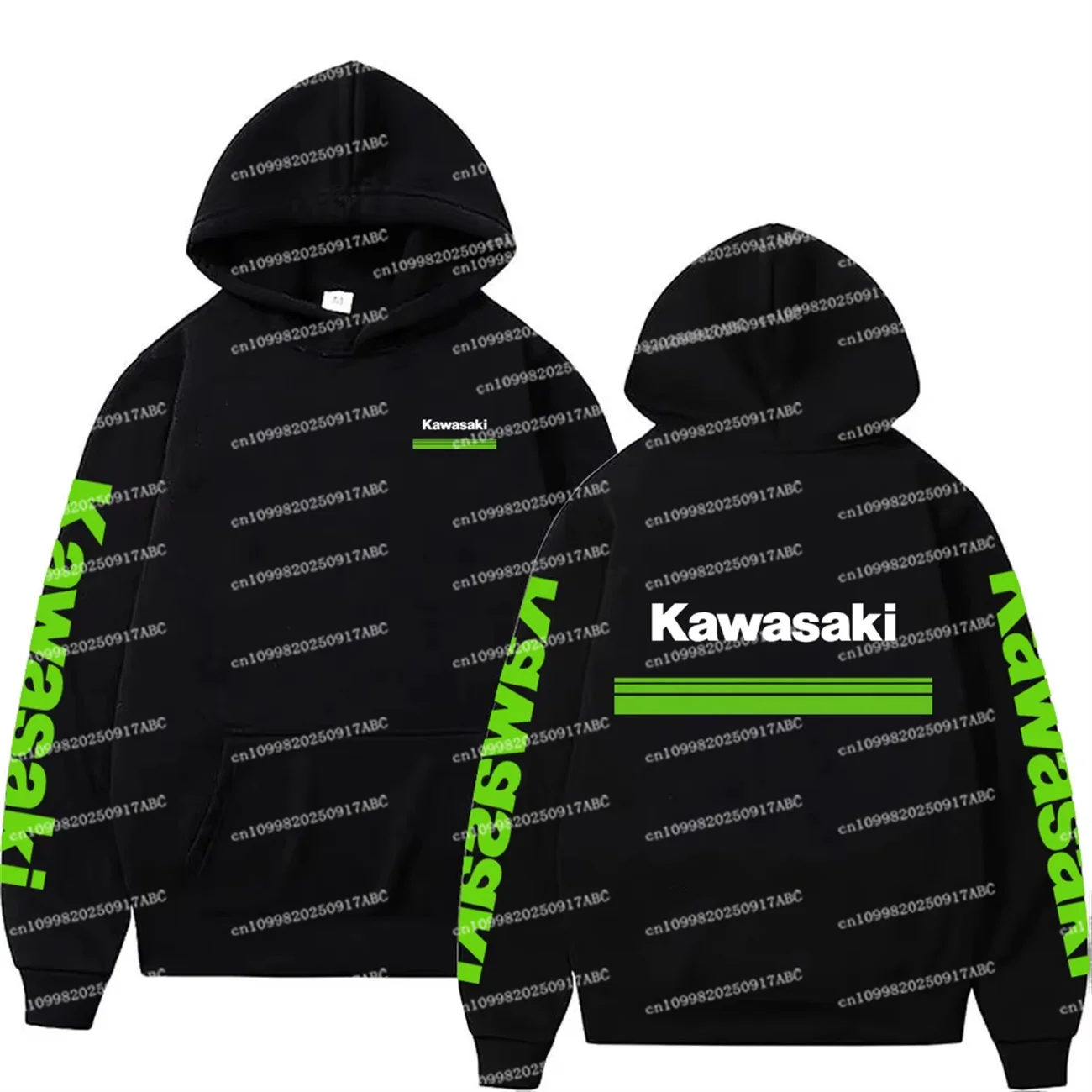 

（Kawasaki）Spring and Autumn Men Kawasaki Top Motorcycle Men Hoodies Women's Hoodie Pullover Couple Sweatshirts Women Hoodie Top