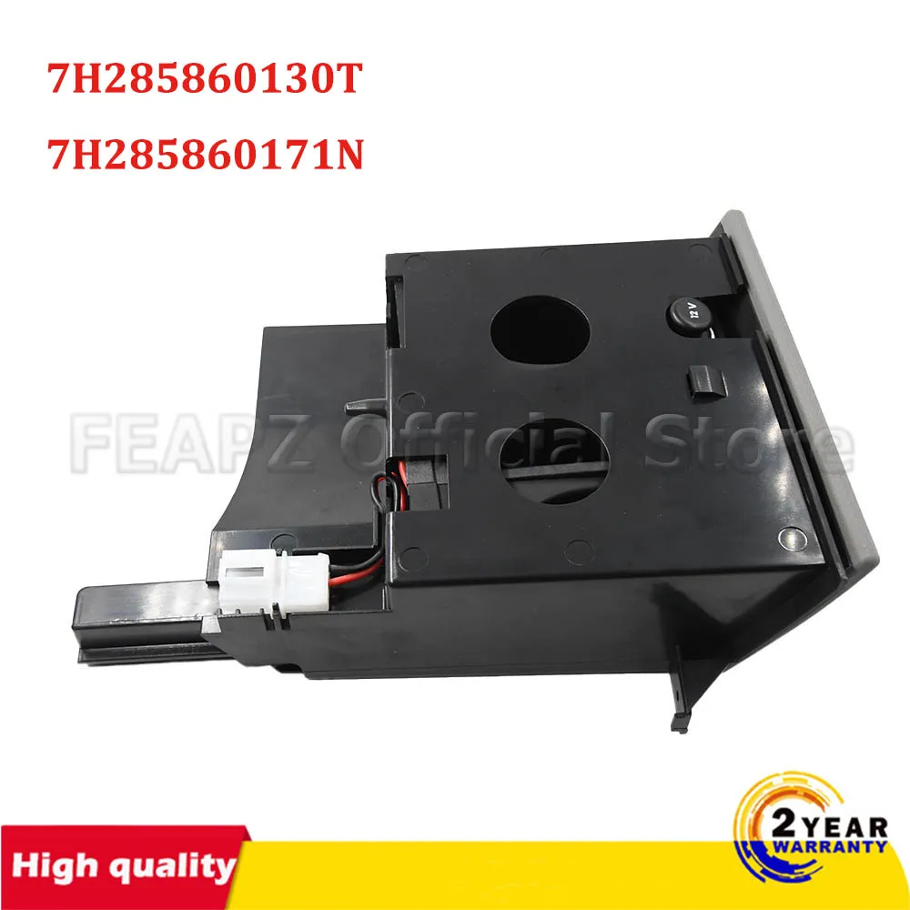 

7H285860130T 7H285860171N RHD Right Drive Ashtray Cup Holder Stand For VW T5 Transporter Ashtray Cup Coin Holder Dual Drink