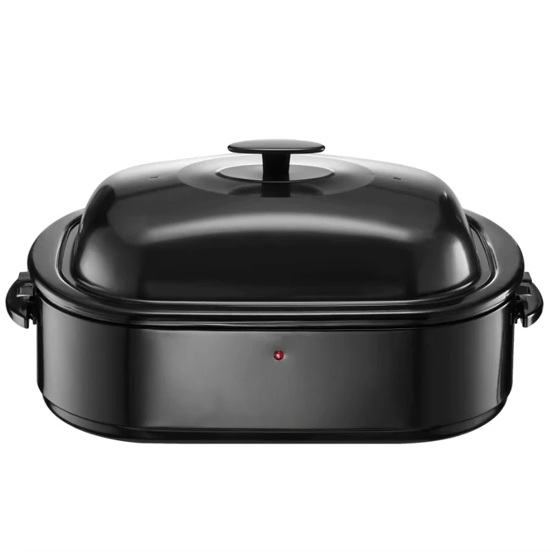 20QT Desktop Electric Turkey Oven 450F Maximum Temperature 1450W Power with Adjustable Temperature Feature Countertop Ovens