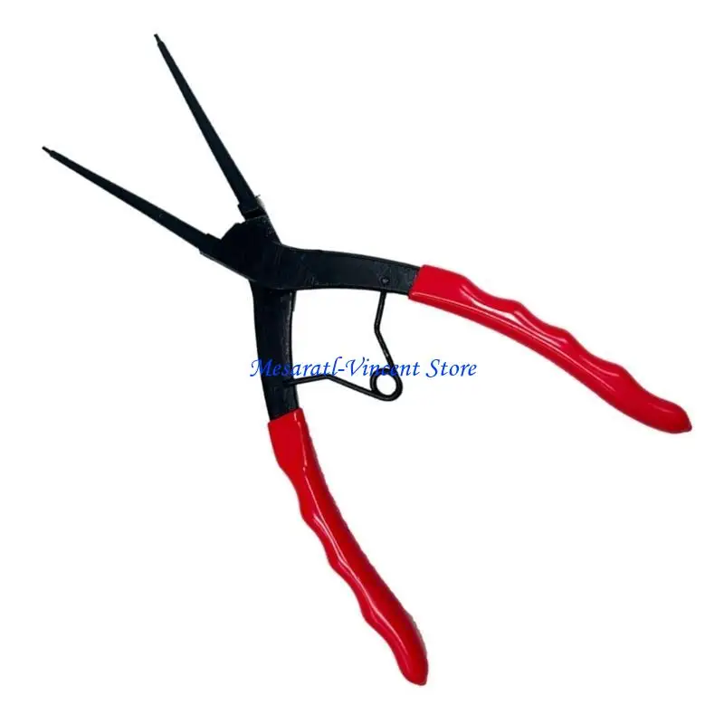 A70F Long Nose Circlip Rings Pliers Removal Tool for Narrow Space High Carbon Steel Comfortable Grip Mechanic and DIYers