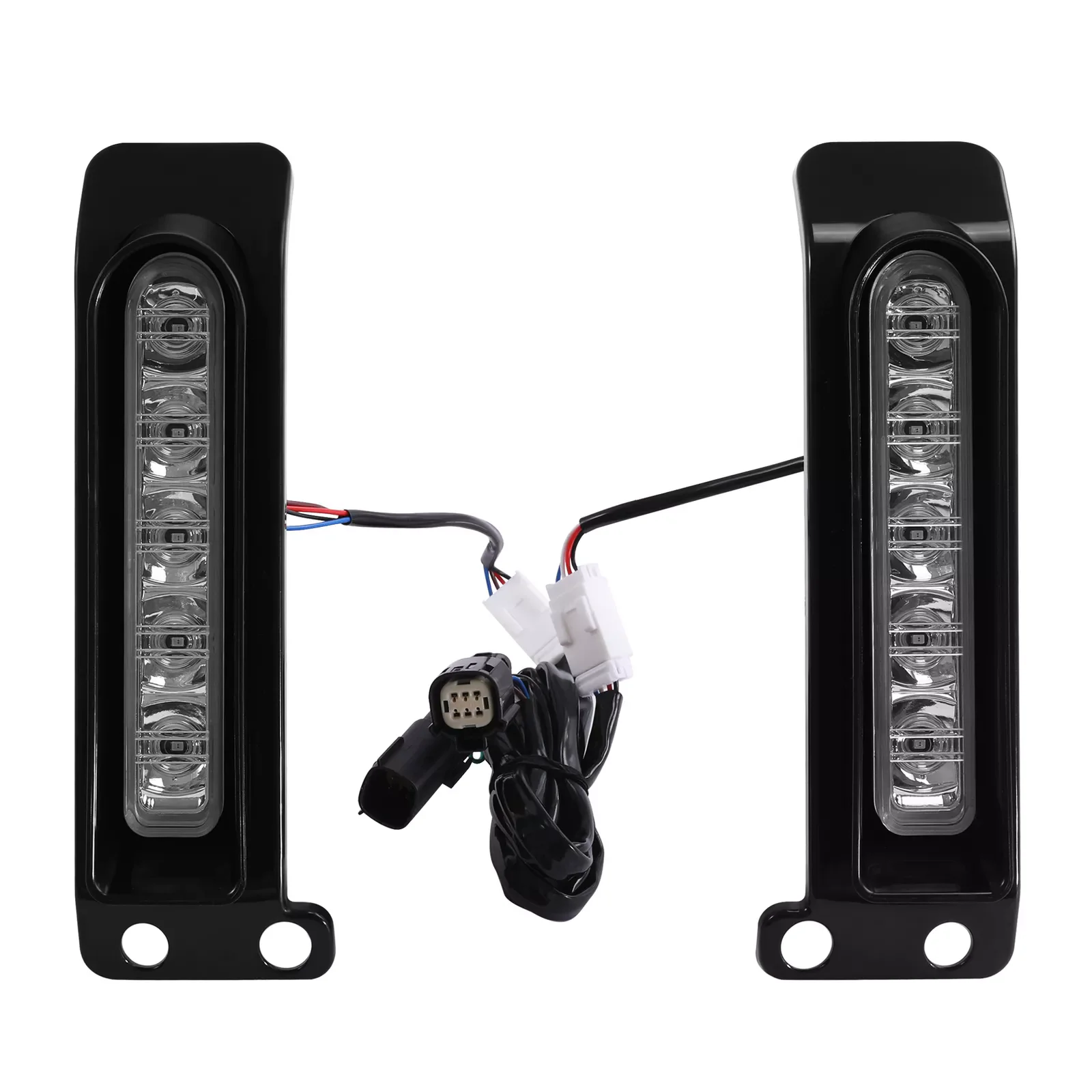 Motorcycle Saddlebag LED Filler Lights Run Brake Turn Signals For Harley Touring 2014-2024