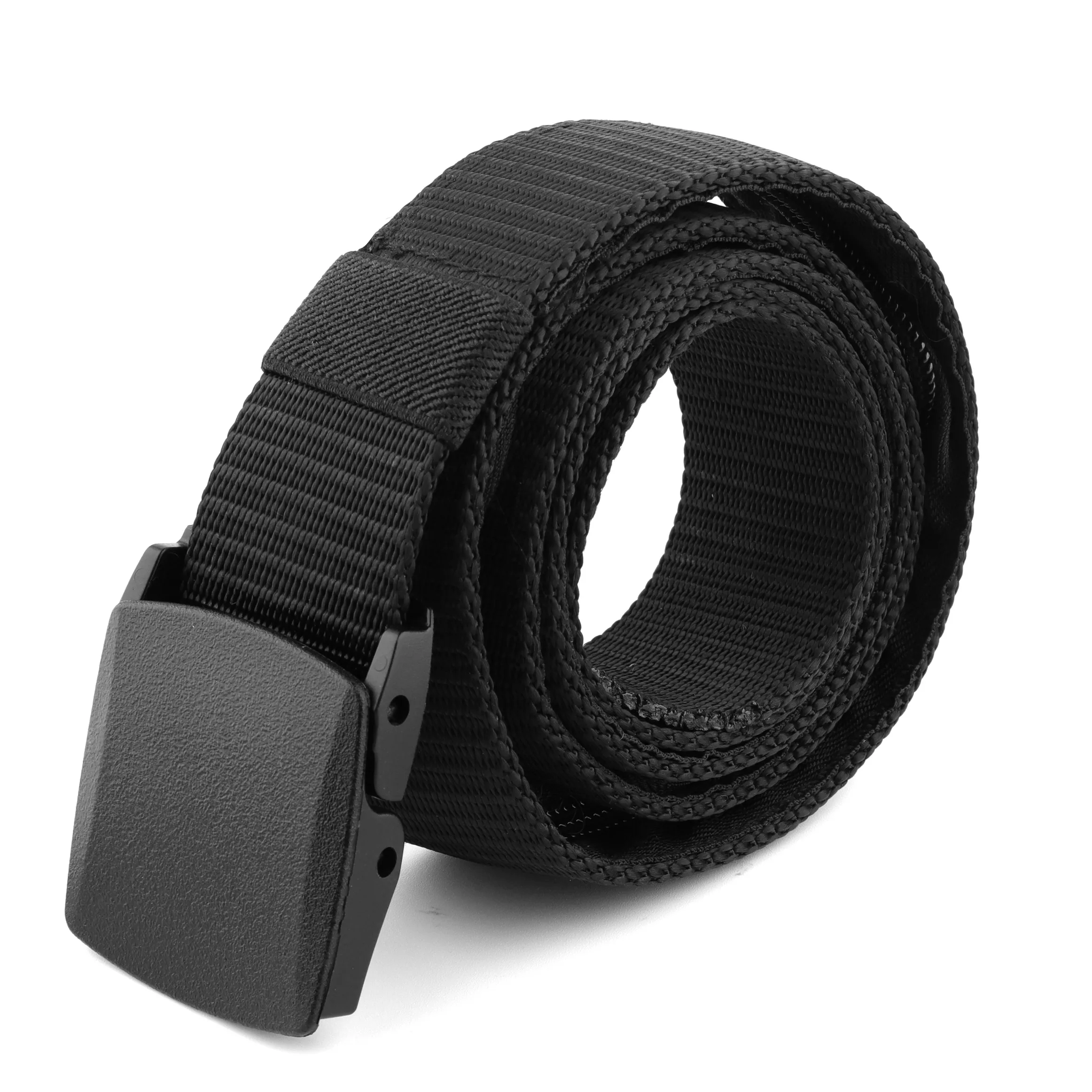 Nylon Webbing Waist Belt With Anti-Theft Hidden Money Bag Invisible Wallet Mens Casual