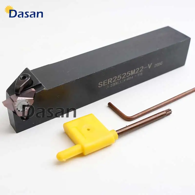 1pcs SER2525M22-V SER2525M27-V CNC Threading Holders Tool Cutter for 22VER 27VEI