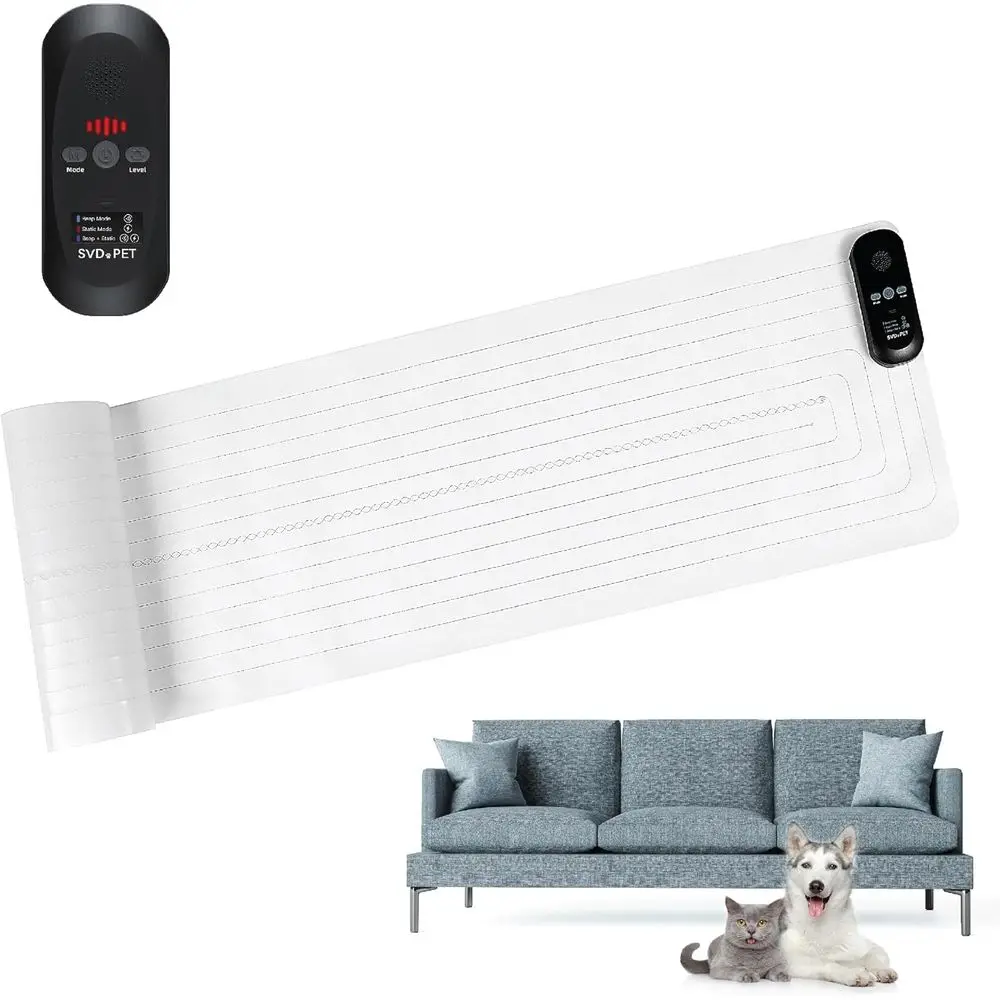 

Тренажерный коврик для дрессировки животных с электрошоком, 60 x 12, 5 уровней, для собак и кошек, для использования в помещении, черный контроллер