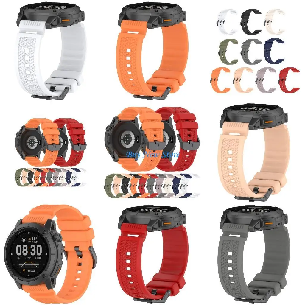 

20CE Breathable Shell Inspired Silicone Band Strong Lightweight Silicone Replacement Band Simple Installs for NOMAD