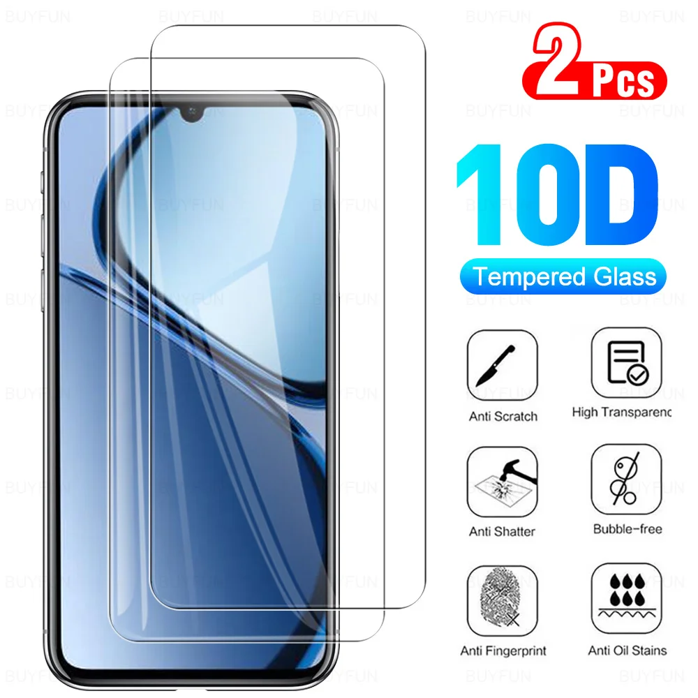 2Pcs For Realme C63 4G Tempered Glass Screen Protector For Realme Narzo N63 RealmeC63 C 63 63c 6.65