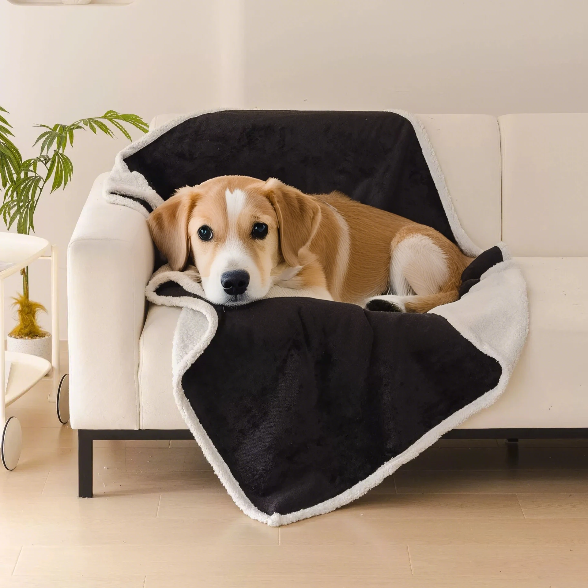 Waterproof Pet Blanket Liquid Pee Proof Dog Blanket Bed Couch, Flannel Fleece Furniture Protector Cover/blanket for Beds Soft 담요