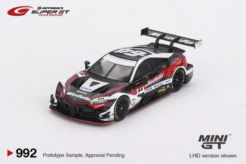 

MINI GT 1:64 NSX-GT Тип S GT500 # 64 2003, блистерный пакет, литая под давлением модель коллекционного автомобиля