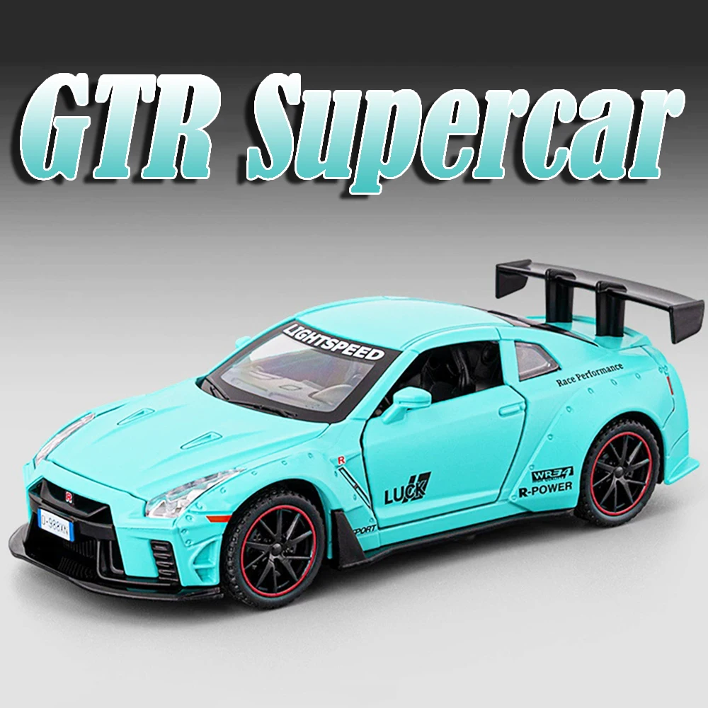 Maßstab 1:32 GTR URUS Modell Sportwagen Spielzeug Legierung Druckguss Sound Licht Zurückziehen Exquisite Innensimulation Supercars für Kinder