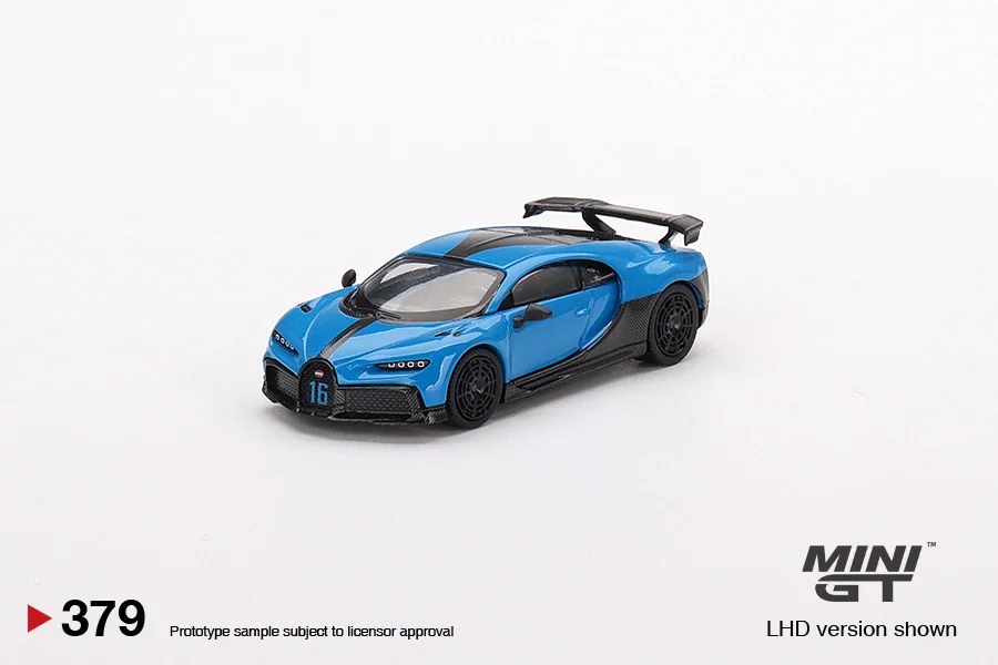 미니 GT 1:64 비전 그란 Chiron Pur Sport Centodieci Divo EB110 GT 다이캐스트 모델 자동차 컬렉션 한정판 취미 완구