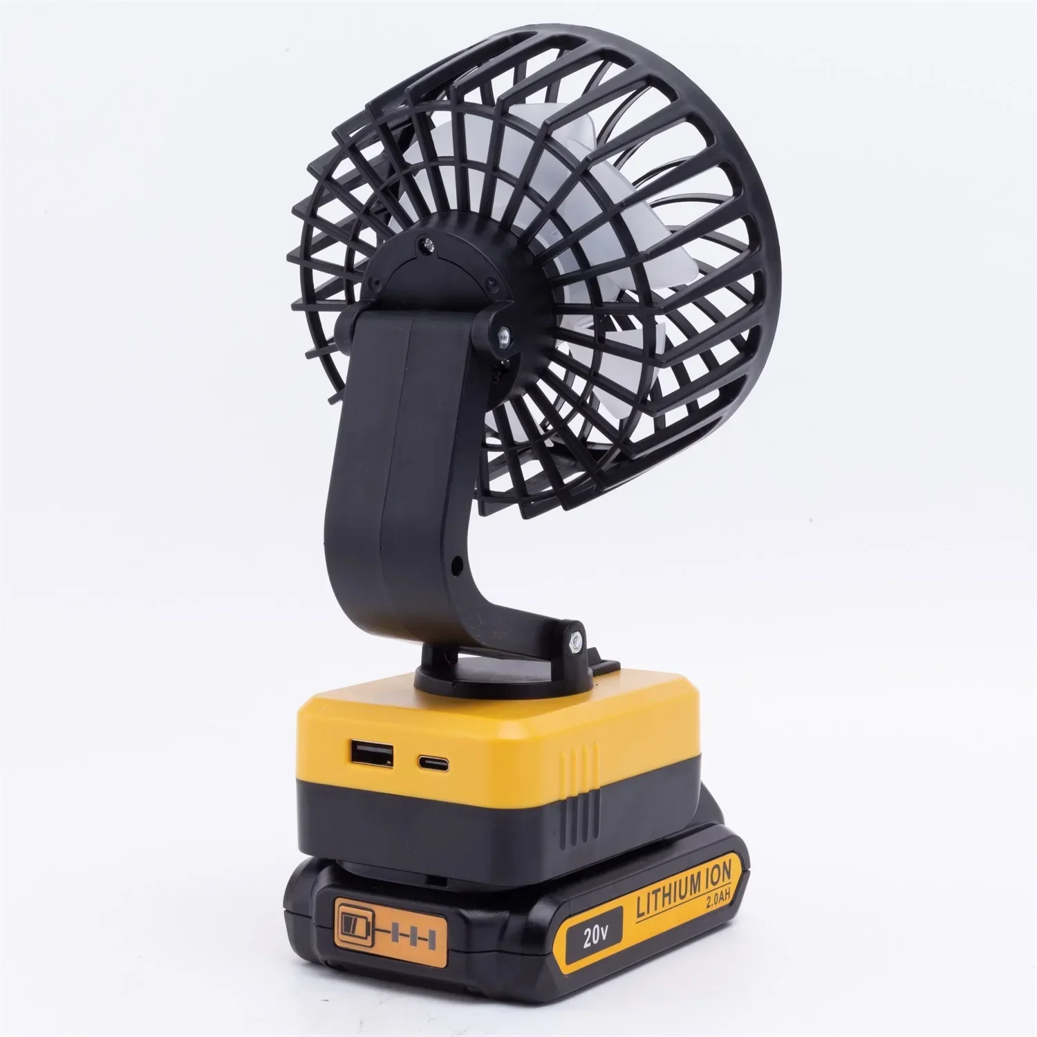 For DeWalt 18V Lithium Battery Portable Workshop Camping Outdoor Construction Site Fan Tool Cordless Fan (without Battery)