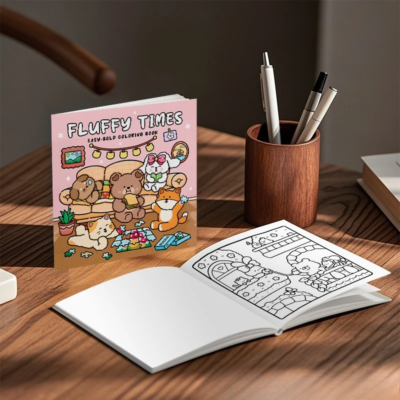Cross-border Hot Character Coloring Graffiti Drawing Book Stress Relief Painting Notebook For Relax Hand Painting Bulk Supply