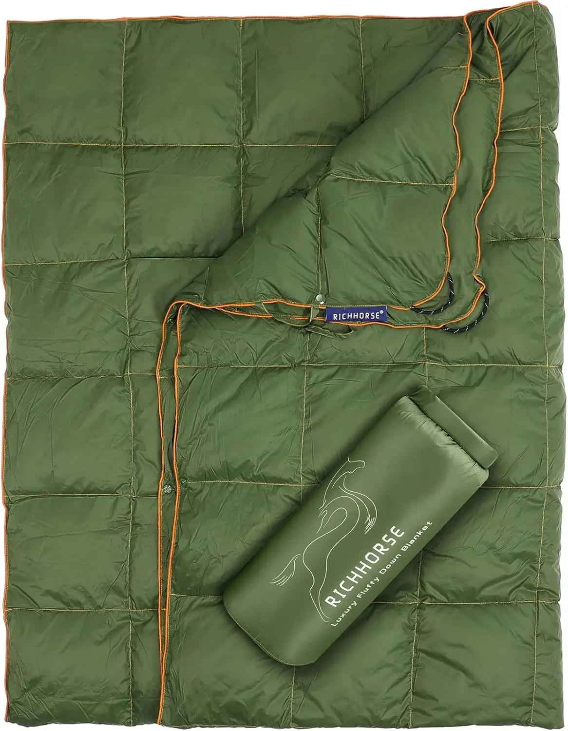 

Down Camping Quilt Lightweight Packable Water Resistant Wearable for Outdoor Hiking Backpacking
