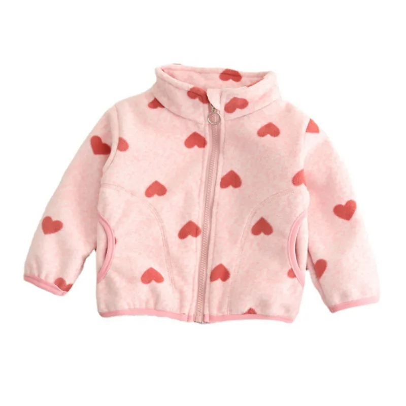 New Autumn Winter Children Girls Clothes Baby Coat Kids Cute Thickened Jacket Toddler Fashion Casual Costume Infant Sportswear