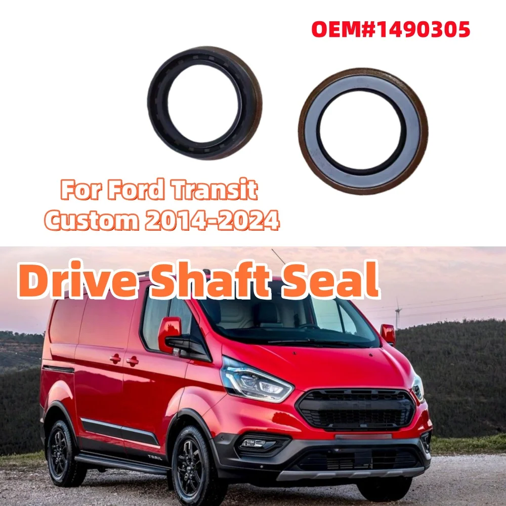 

2PCS RV Drive Shaft Seal 1490305 Caravan Chassis Transmission Seal Parts For Ford Transit Custom 2014-2024