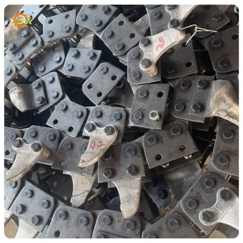 

32 a Stainless Steel Roller Chain Attachment for Trencher Mount on Tractor