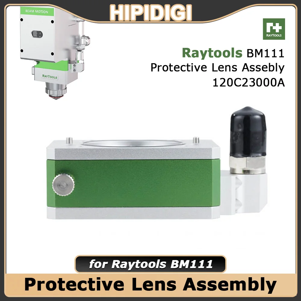 

Raytools Original Laser Head Protective Windows Assembly Lens Drawer 120C23000A for Raytools BM110 / BM111 Laser Cutting Machine