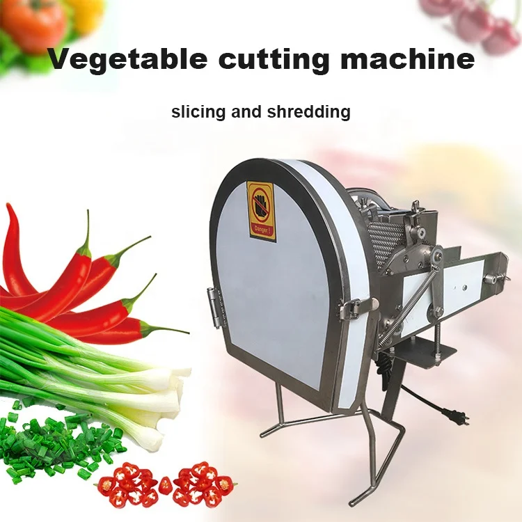 Green onion celery parsley cutter chopper cabbage chilli pepper shredding cutting machine