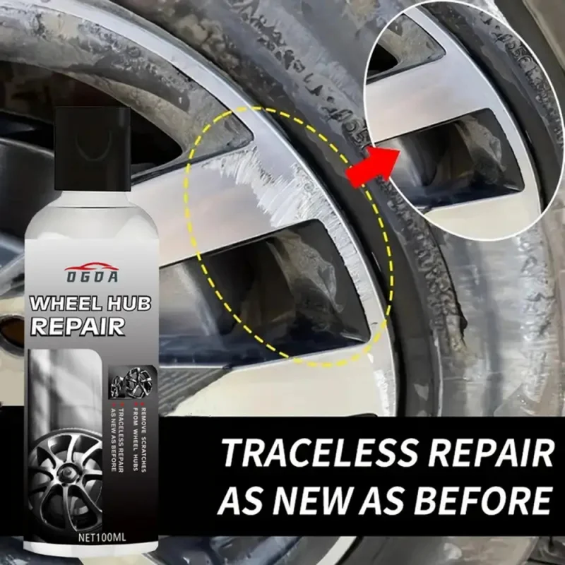 Exclusive for cross-border Car Wheel Hub Repair Scratch Artifact Paint Repair Polishing Aluminum Alloy Wheel Color Change Repair