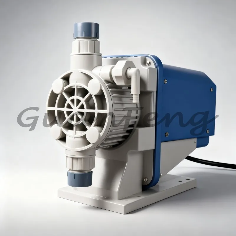 Acid and Alkali Resistant Electromagnetic Diaphragm Metering and Dosing Pump, Used for Industrial Wastewater Treatment