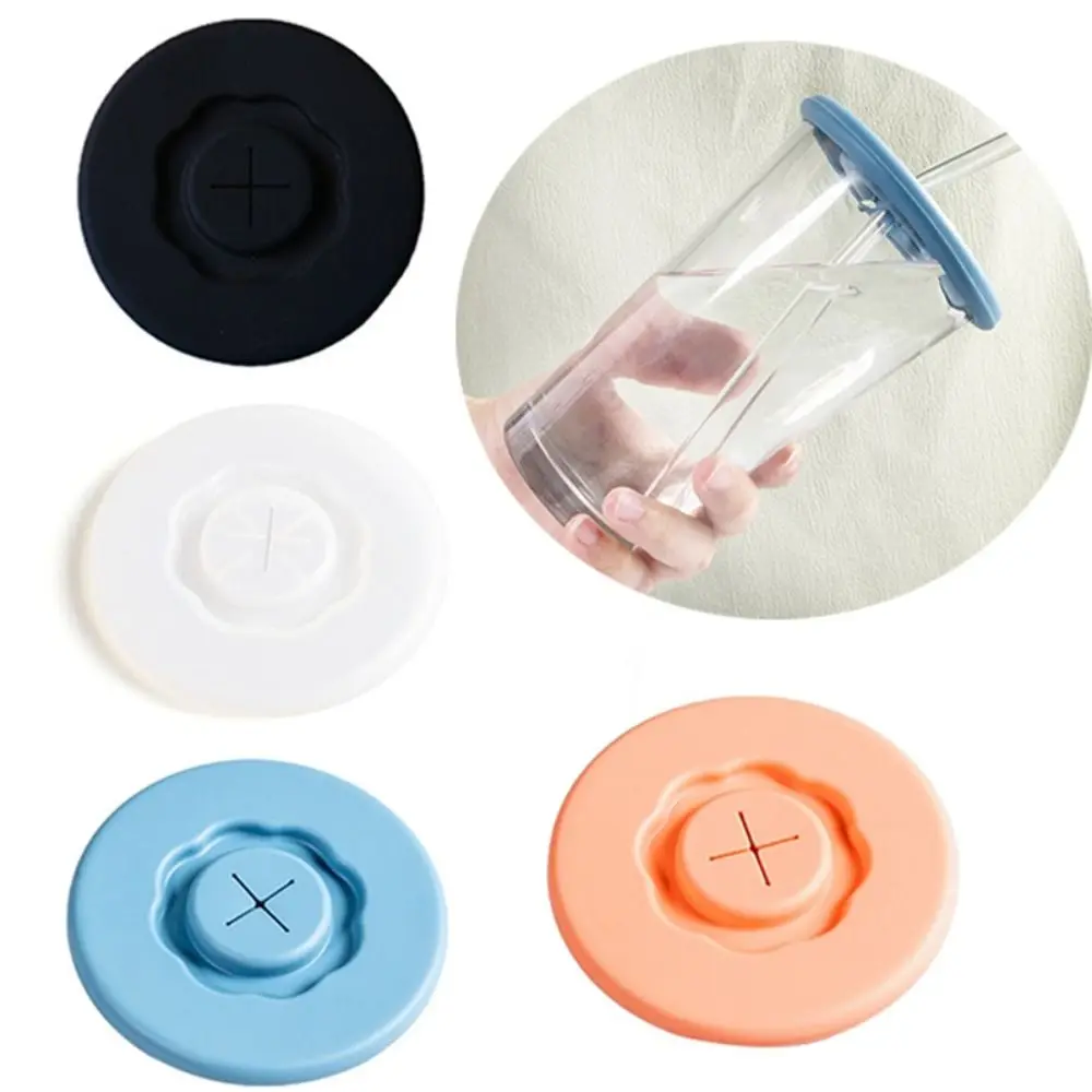 3 Stück wieder verwendbarer universeller Silikon becher deckel weiche auslaufs ichere Tasse staub dichte Abdeckung Durchmesser 95mm Dichtung Tee Kaffee deckel Tasse Zubehör