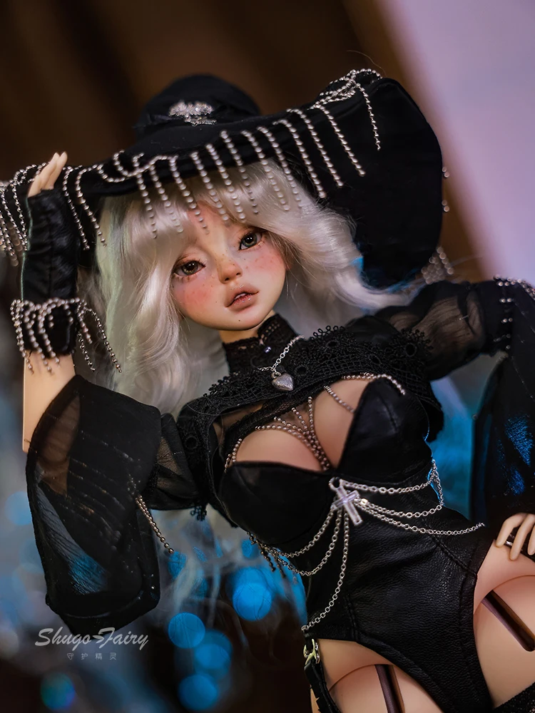 ShugaFairy Satani Lilith 1/4 Bjd Doll Halloween Witch Demon Style Darker Party High Quality Ball Jointed Dolls Toys