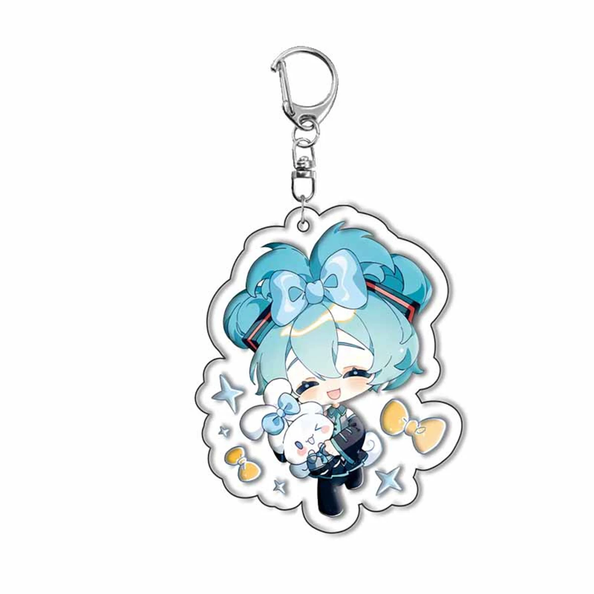 Anime GOODS Acrylic Keychain cute y2k Hatsune keychain for bag keys car key bag backpack collection display accessories