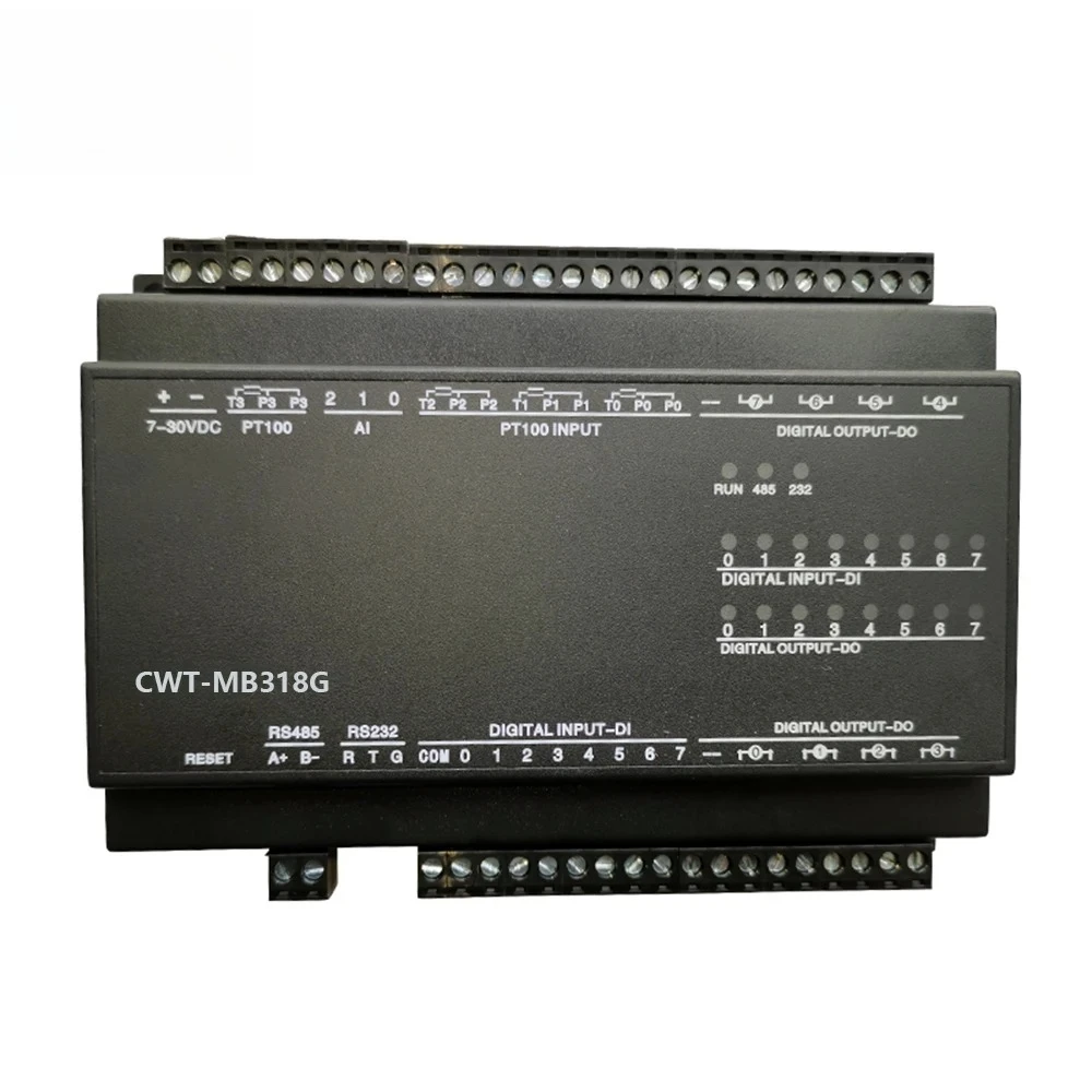 

CWT-MB318G 4PT+3AI+8DI+8DO PT100 RS485 RS232 Rtu Tcp Модуль сбора данных Io