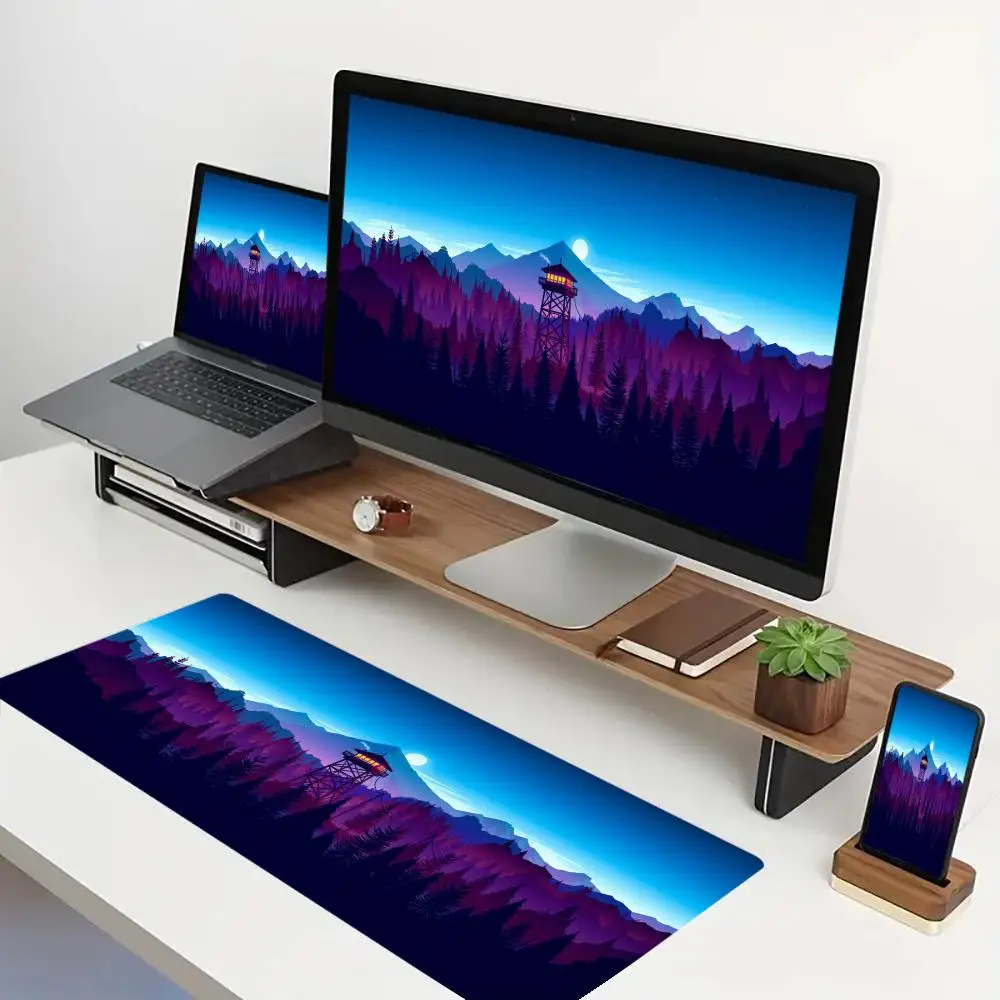 

Forest Mouse Pad XXL Desktop Keyboard Table Pads Game Anti-slip Desk Mat Computer Accessories Long Mousepad playmat