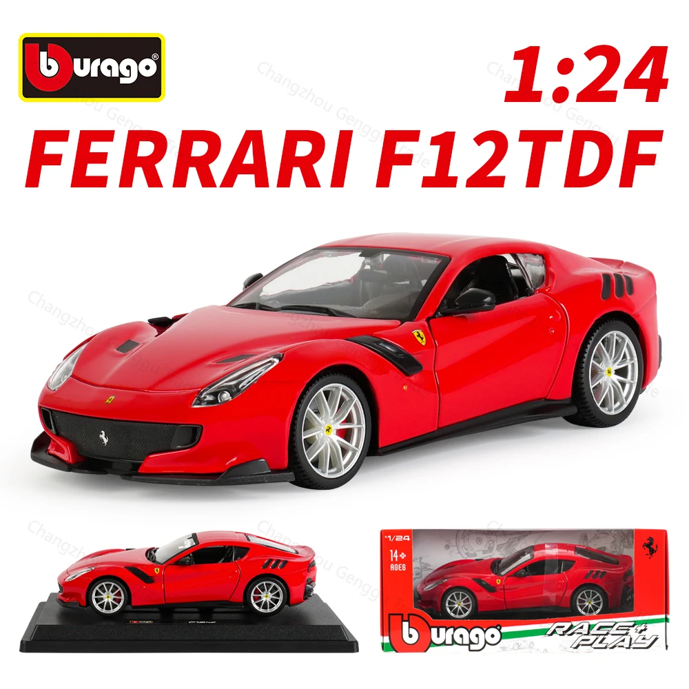 Bburago 1:24 Ferrari F12 TDF Sports Car Static Die Cast Vehicles