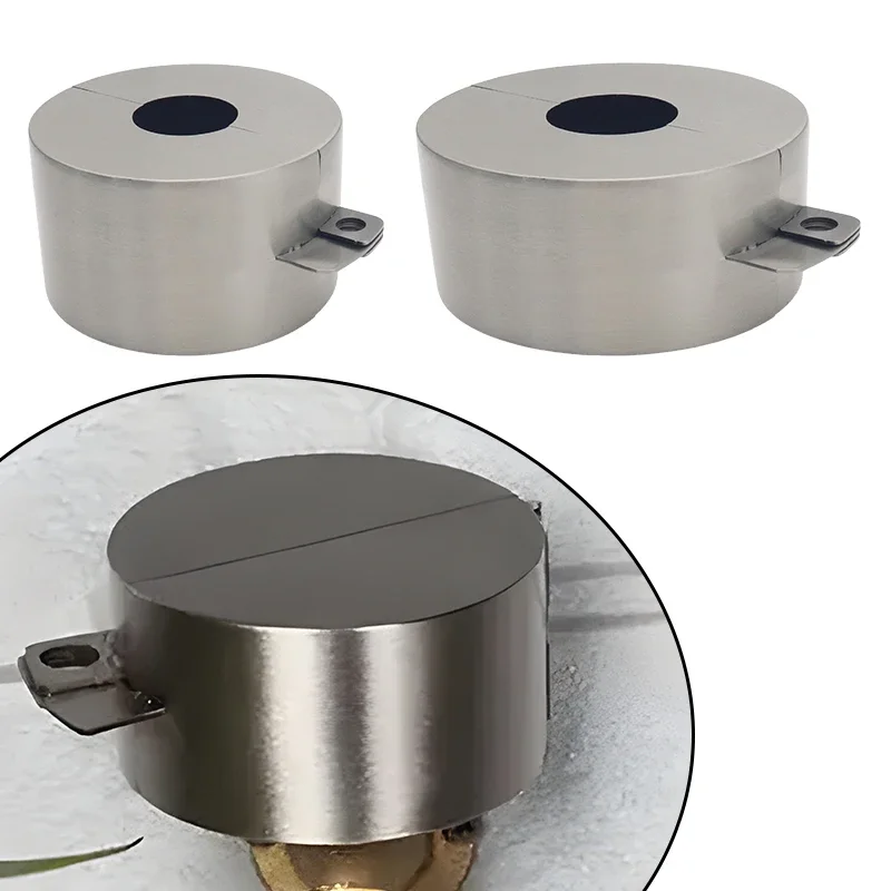 Stainless Steel Faucet Door Handle Doorknob Padlock Cover  Anti-Theft Gate Valve Device for Home Outdoor Gardens Backyards