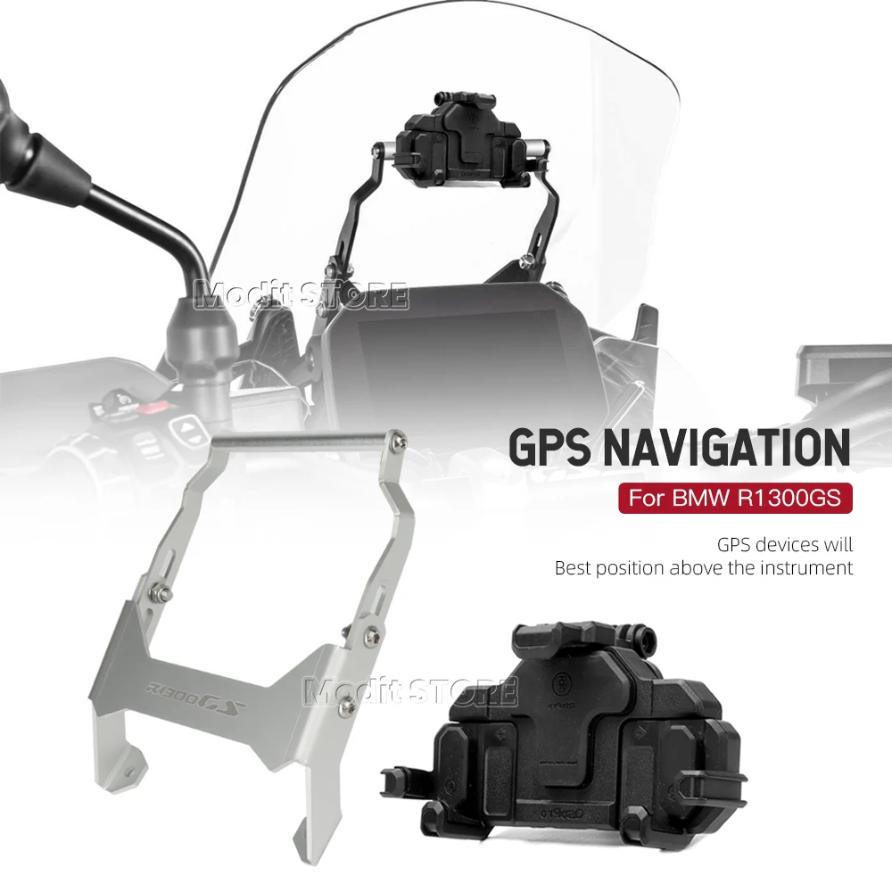 

New Motorcycle GPS Phone Navigation Bracket For BMW R 1300 GS R 1300GS R1300 GS r1300gs 2023 2024 CNC Holder Mount Stand