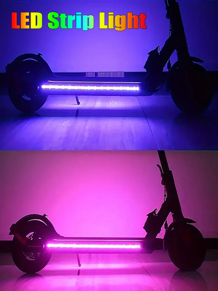 AliExpress Mikenoon Waterproof Scooter LED Strip Skateboard Bike Flexible Diode Tape Electric Scooter Safety Night Riding Light Lamp Christmas Gift